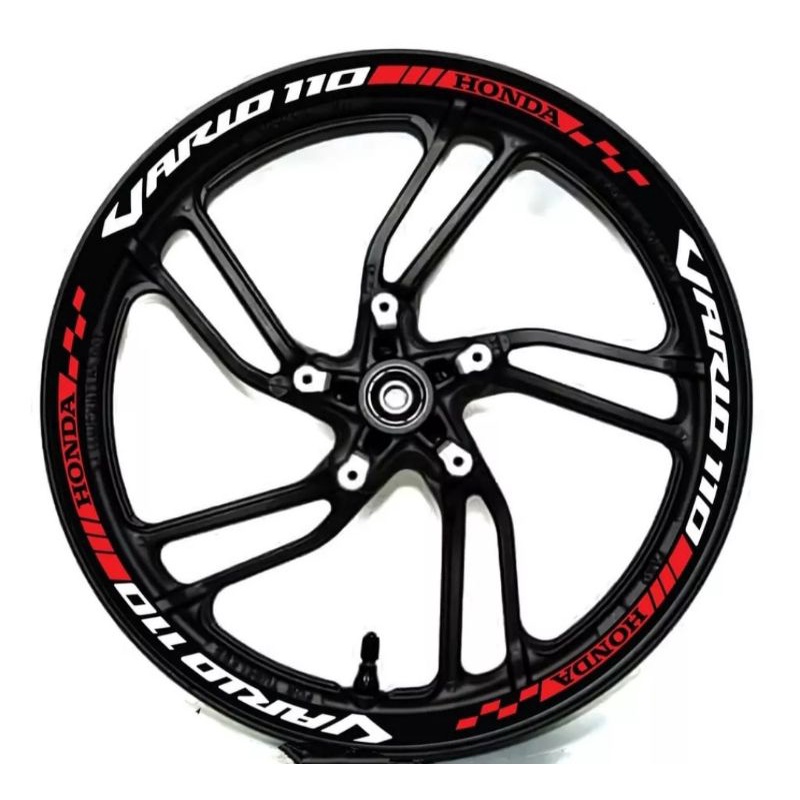 STIKER VELG MOTOR HONDA VARIO 110 VELG 14 INCH