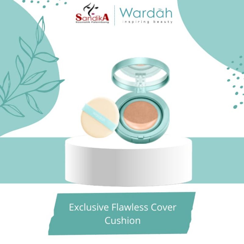 WARDAH Exclusive Flawless Cover Cushion/Bedak Padat Wardah/Cushion Wardah