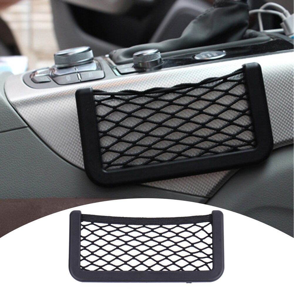 [BISA COD] Kantong Jaring serbaguna Serbaguna / Car Net Organizer Pockets Bag storage tempat jaring hp mobil