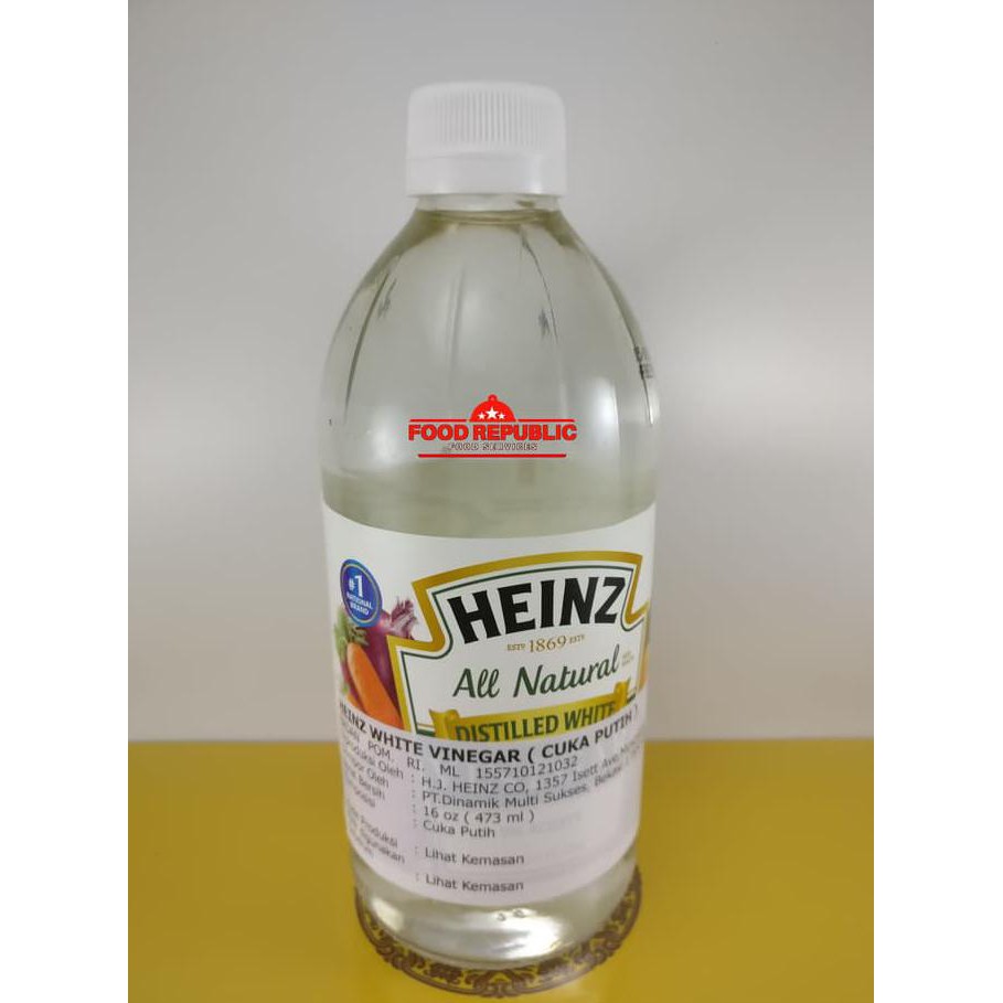 

Hot Promo Cuka Putih / Distilled White Vinegar Heinz 473 Ml .