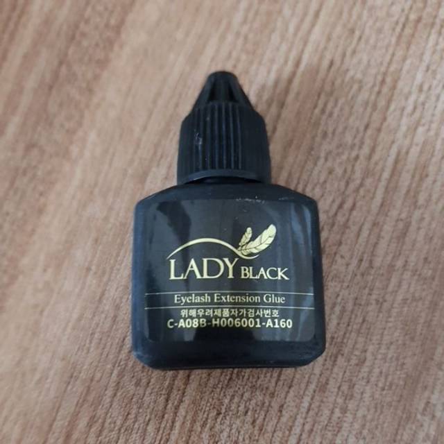 LADY BLACK 10ML ORIGINAL KOREA LEM EYELASH EXTENSION