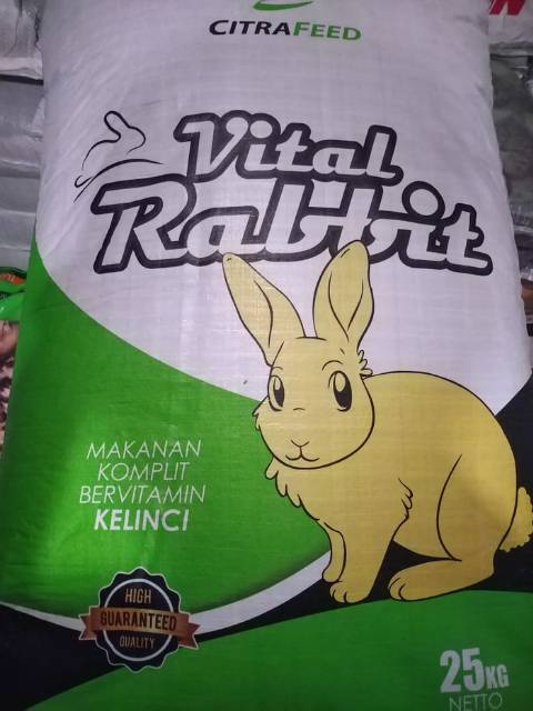 Makanan Kelinci CITRA / Citrafeed / Vital Rabbit  1 kg