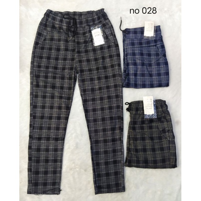 celana Zara kotak celana wanita kotak celana kotak import