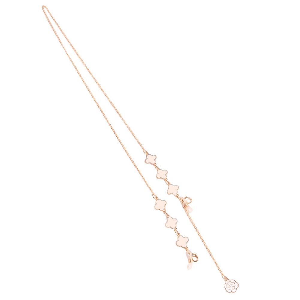Mask extendermask lanyardglasses chainmask comfort beltglasses decoration chain ew fashion adjustable mask anti-lost chainheadphone lanyardfour-leaf clover pendant decoration chain -OW-