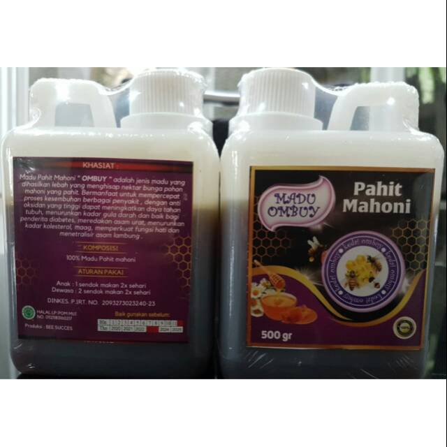 

Madu Pahit Mahoni Asli tanpa campuran 500 gr