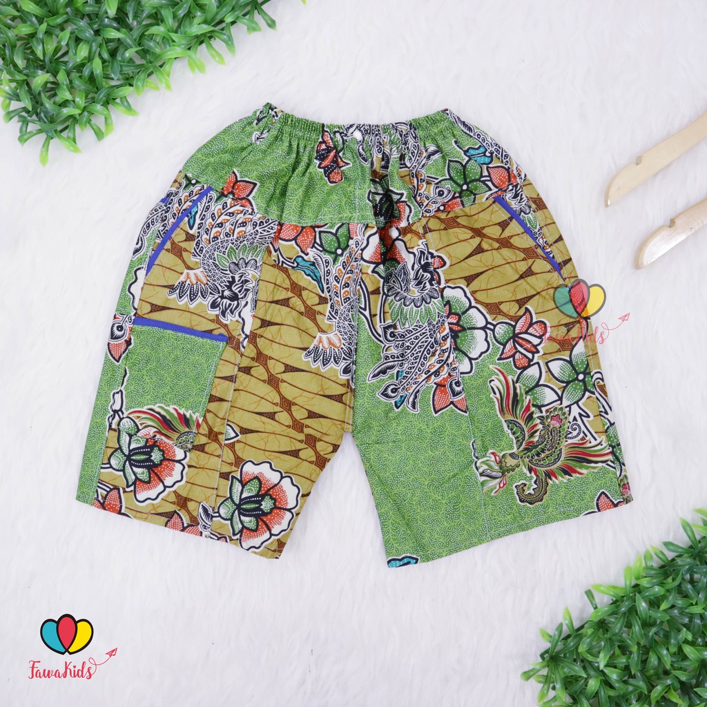 Celana Hawai Batik 4 5 th Celana Santai Pendek Anak Celana Hawai Batik 4 5 th Celana Santai Pendek Anak