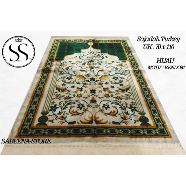 GM 06/sajadah turki turkey perlengkapan shalat oleh2 haji by GREEN.MODE