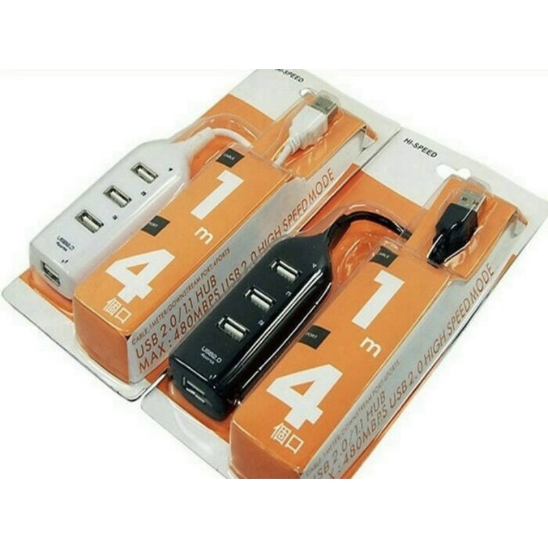 USB HUB 4 Port 1M/Colokan USB Komputer/Flashdisk 4 Colokan Laptop