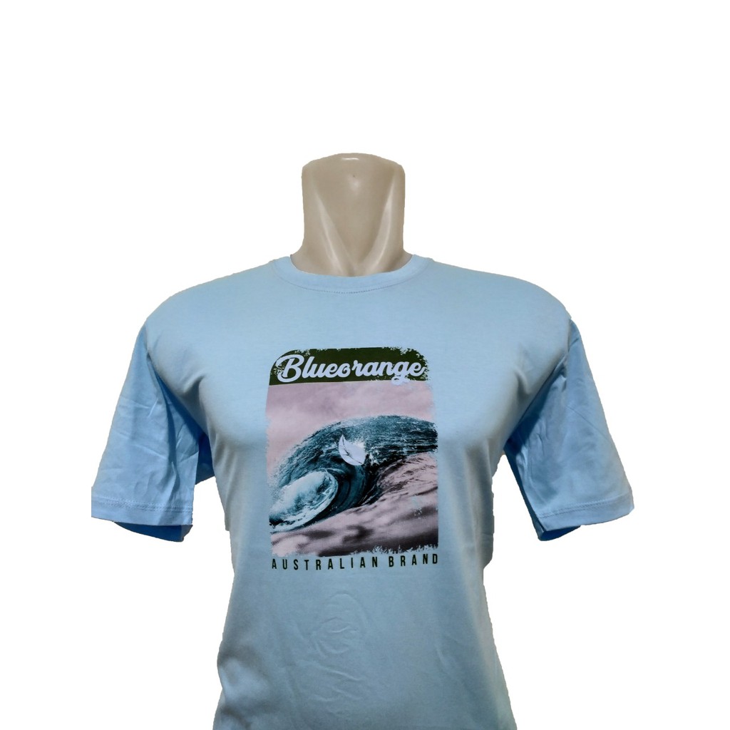 Kaos Keren Pria Branded BLUEORANGE Wave