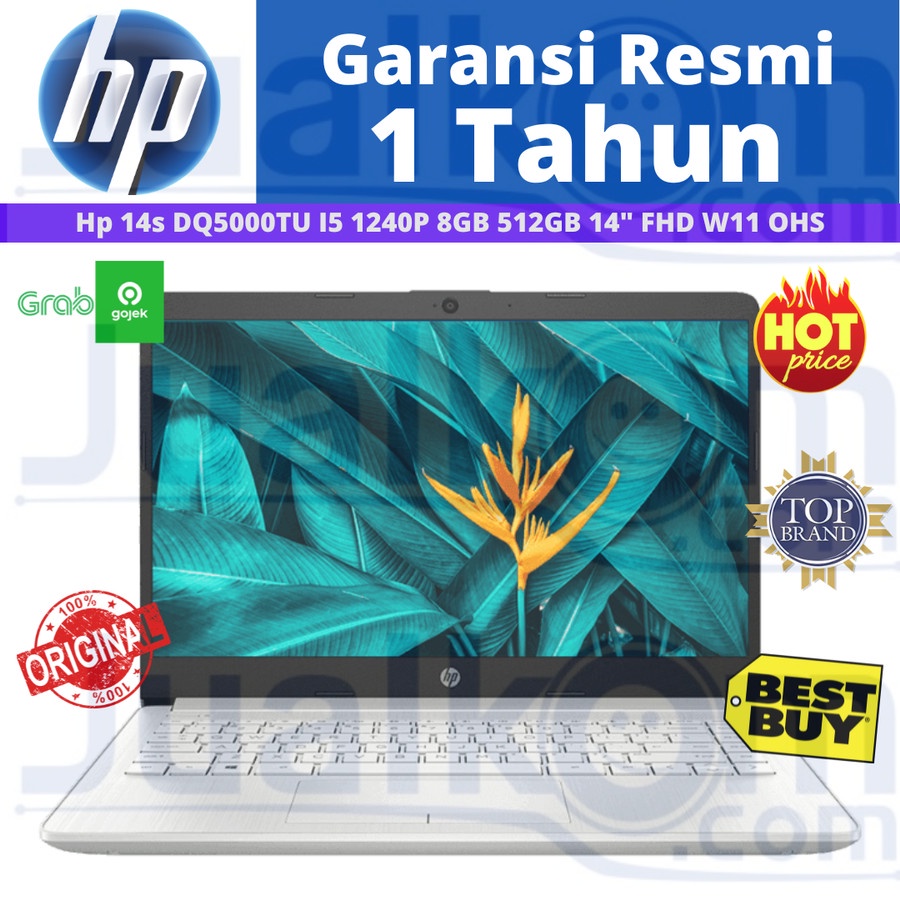 HP 14S DQ5001TU i5 1235U 8GB 512GB 14 FHD IPS WIN 11 OHS