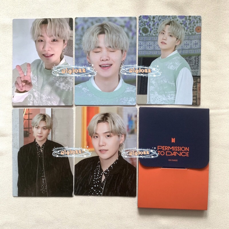 MINI PHOTOCARD MPC PTD SUGA SET YOONGI MEREM