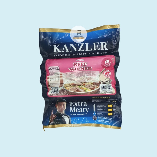 Kanzler Sosis Beef Wiener 360gram (Sosis Sapi)