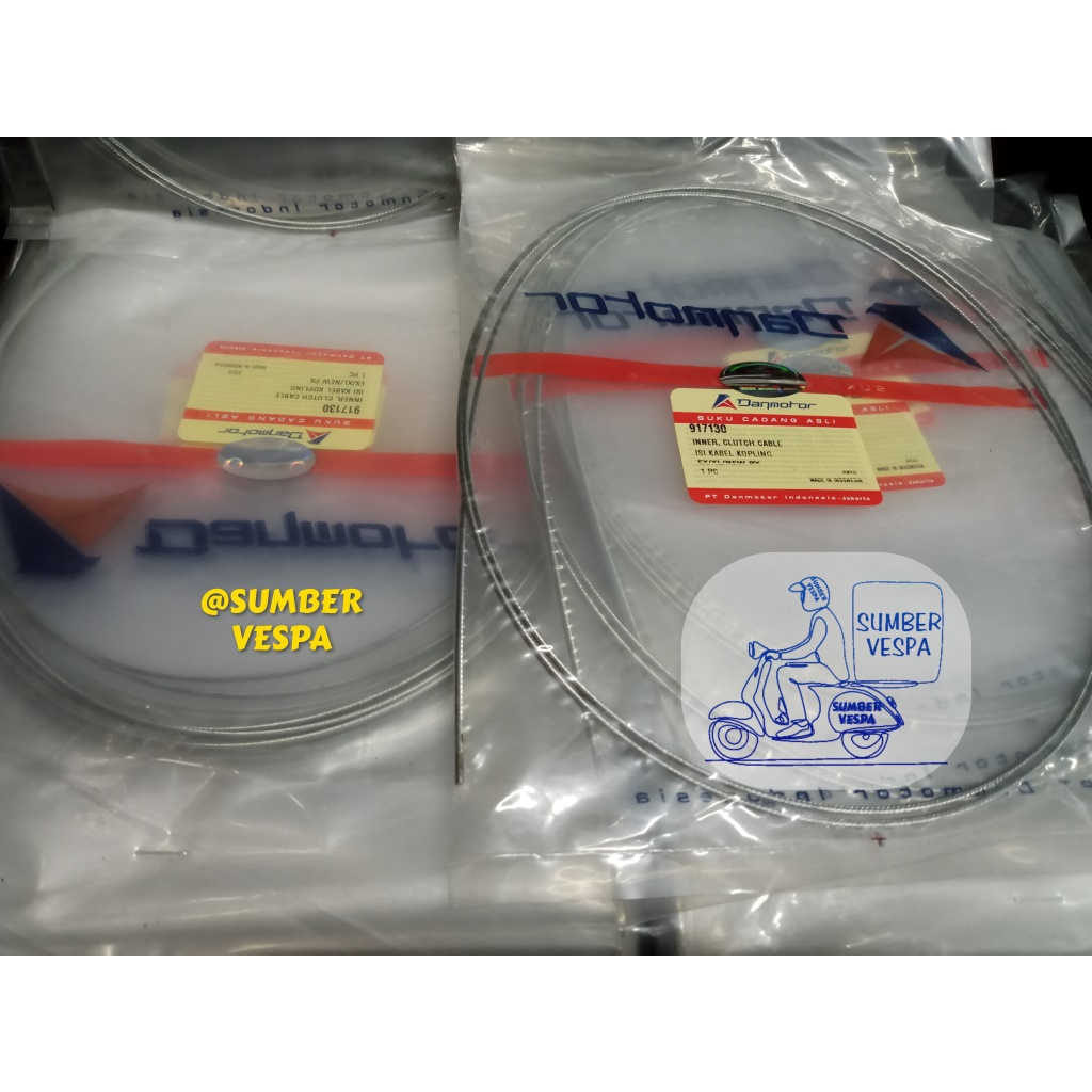 Kabel Kopling Isi / kawat dalam Vespa / Tali Kopling Vespa Excel/Exclusive/PX/PS/Super/Sprint
