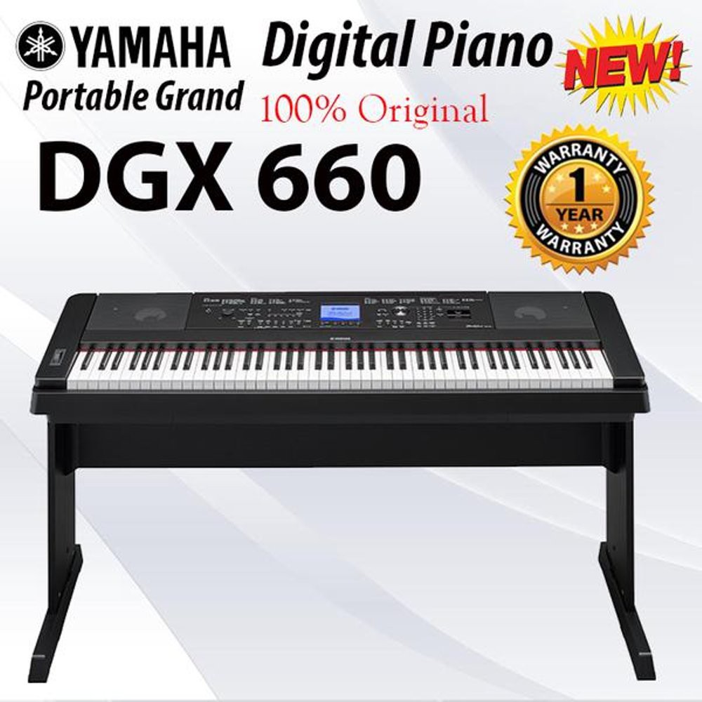 Digital Piano Yamaha DGX 660 DGX660 garansi 1th  Limited