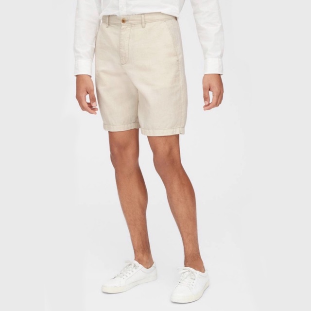 gap linen shorts