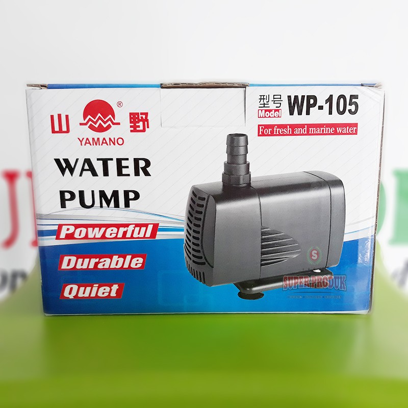 Pompa Air Yamano WP 105 Aquarium Hidroponik WP 105 Celup Kolam