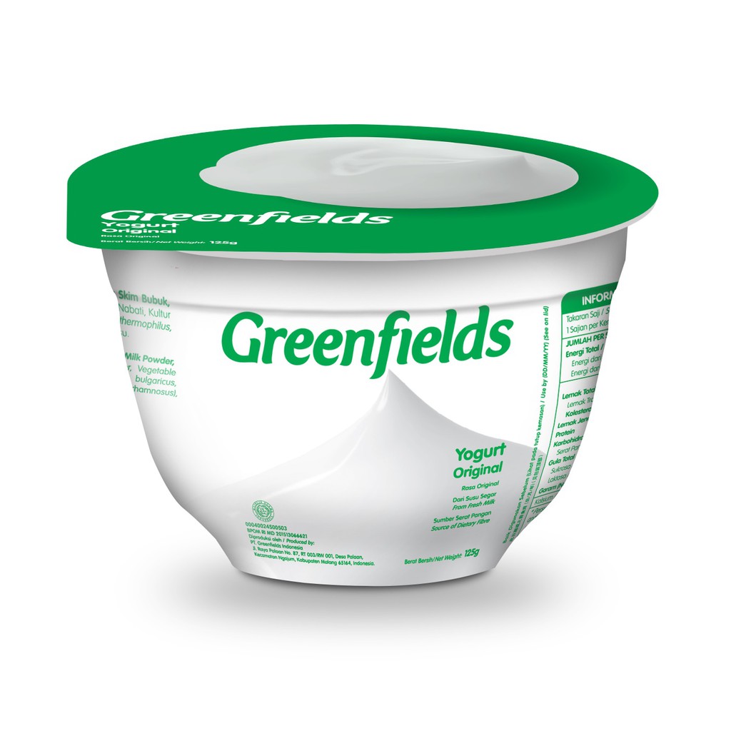 

Greenfields Yogurt Original 125G