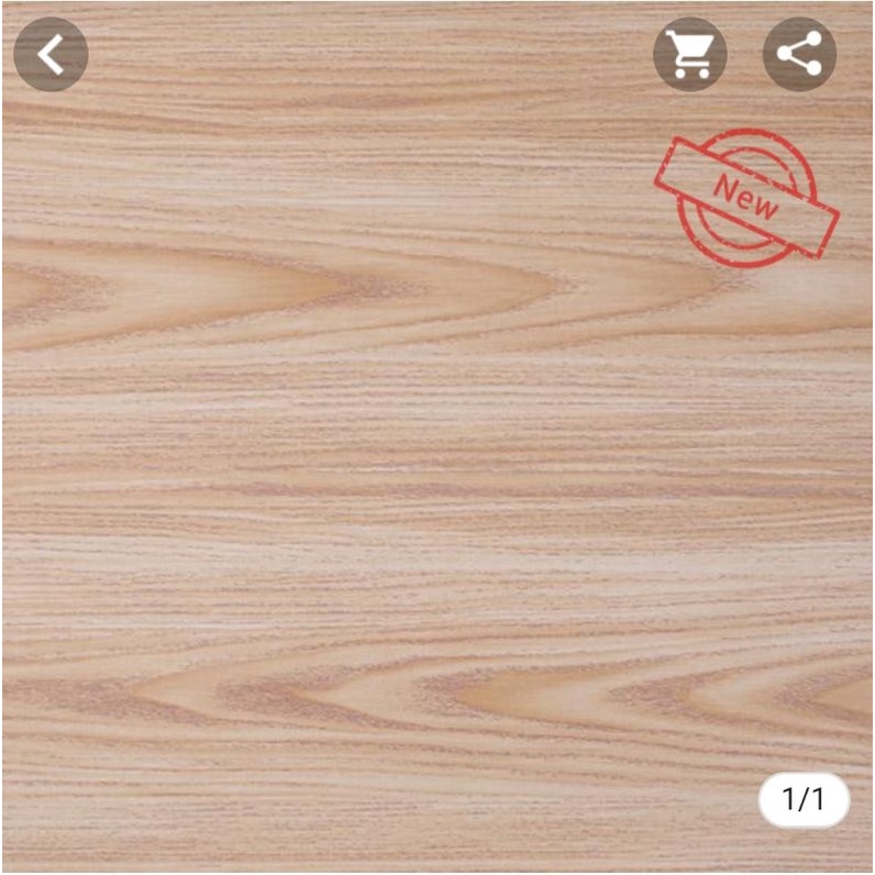 Wallpaper Sticker Dinding motif kayu krem Rona D0425