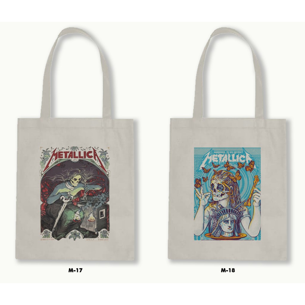 TOTE BAG BLACU - METALLICA .01