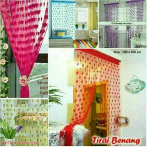 Tirai Benang Motif LOVE