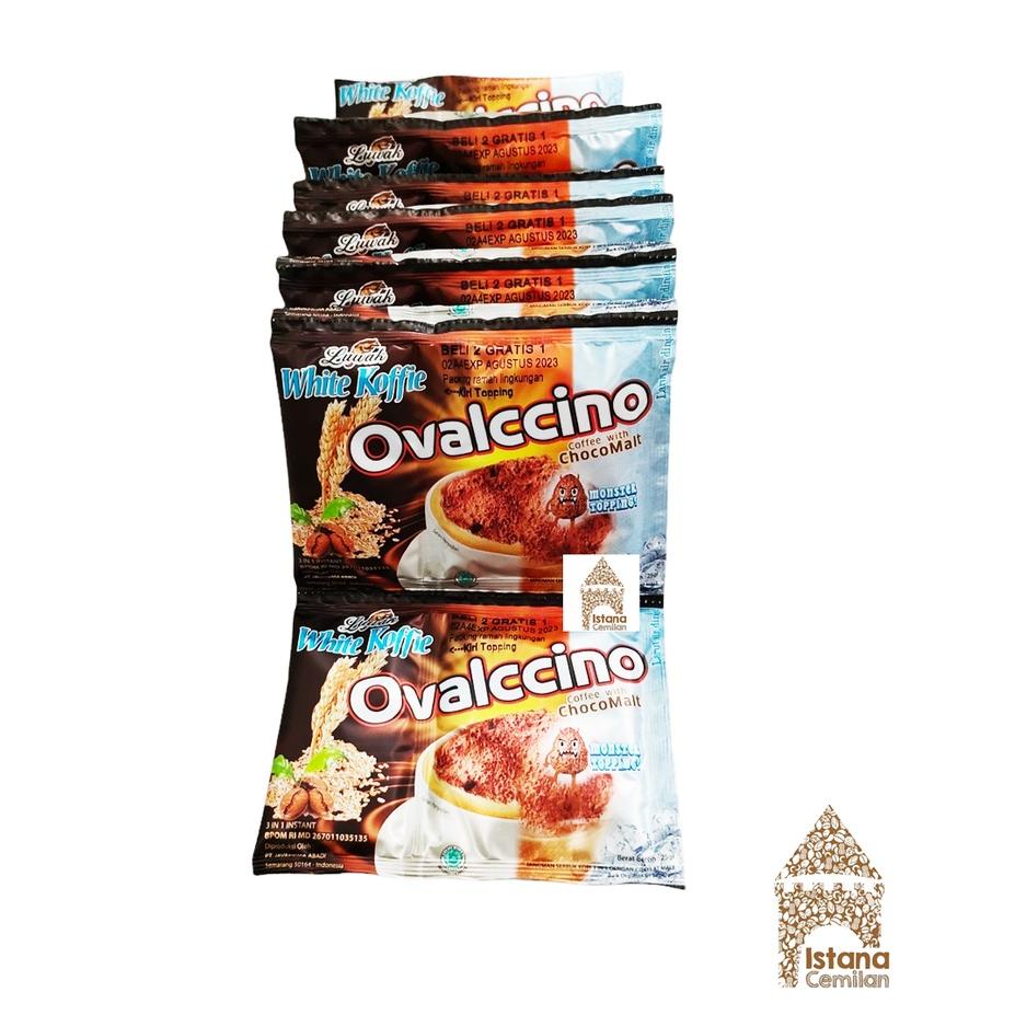 

ARTHh6H1--OVALCCINO Luwak White Koffie 25 Gram (Isi 10 + 5 pcs)