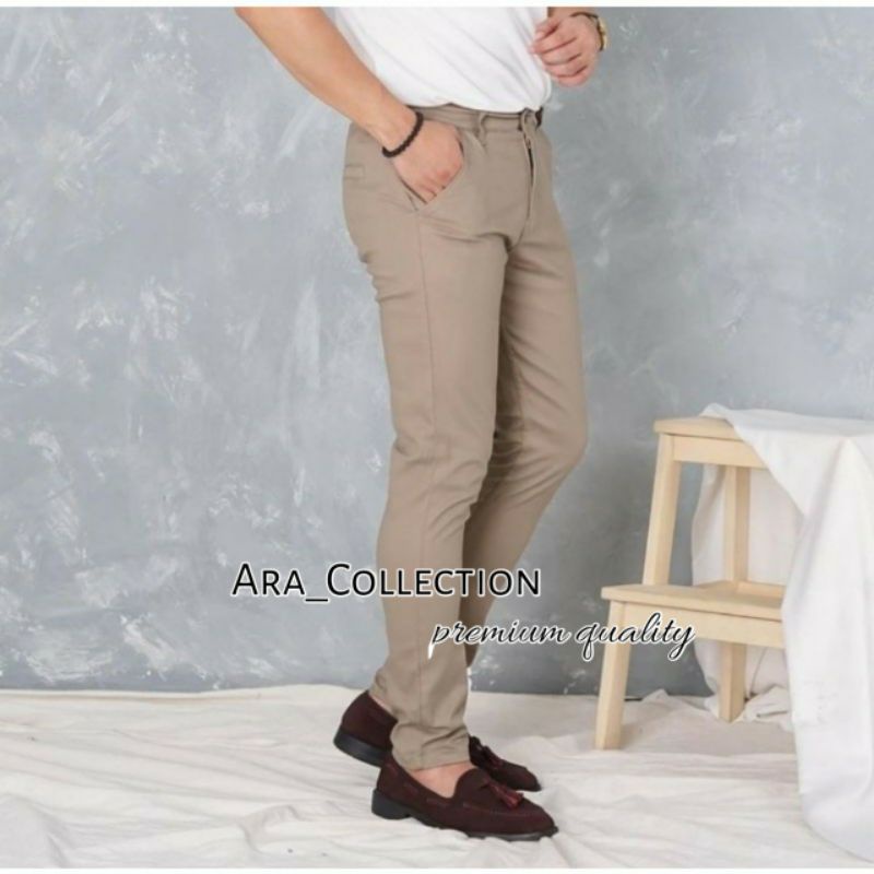 Diskon Celana Chino Panjang Pria Premium