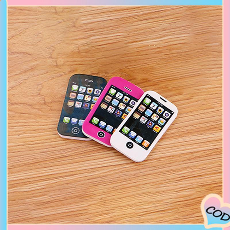 COD❤️Eraser Smartphone Mobil Alat Tulis Kreatif Kartun Penghapus Ponsel Hadiah Hadiah Penghapus Lucu