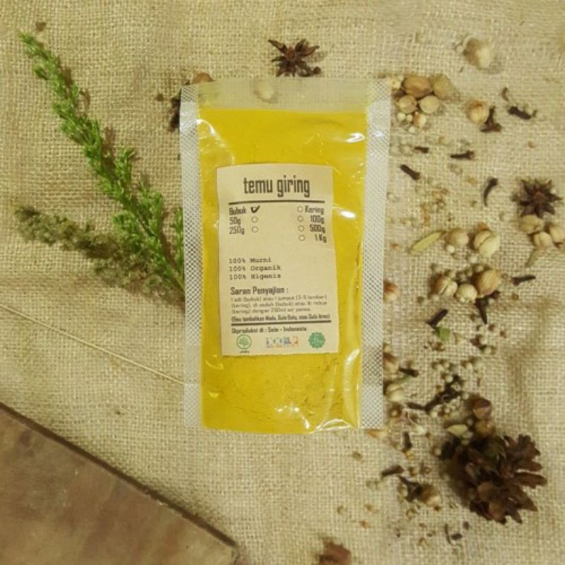 

Minuman Jamu Herbal Temu Giring Bubuk