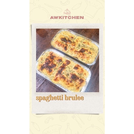 

SPAGHETTI BRULEE