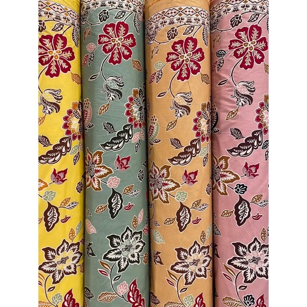 Kain Batik Katun Stretch Melar Meteran