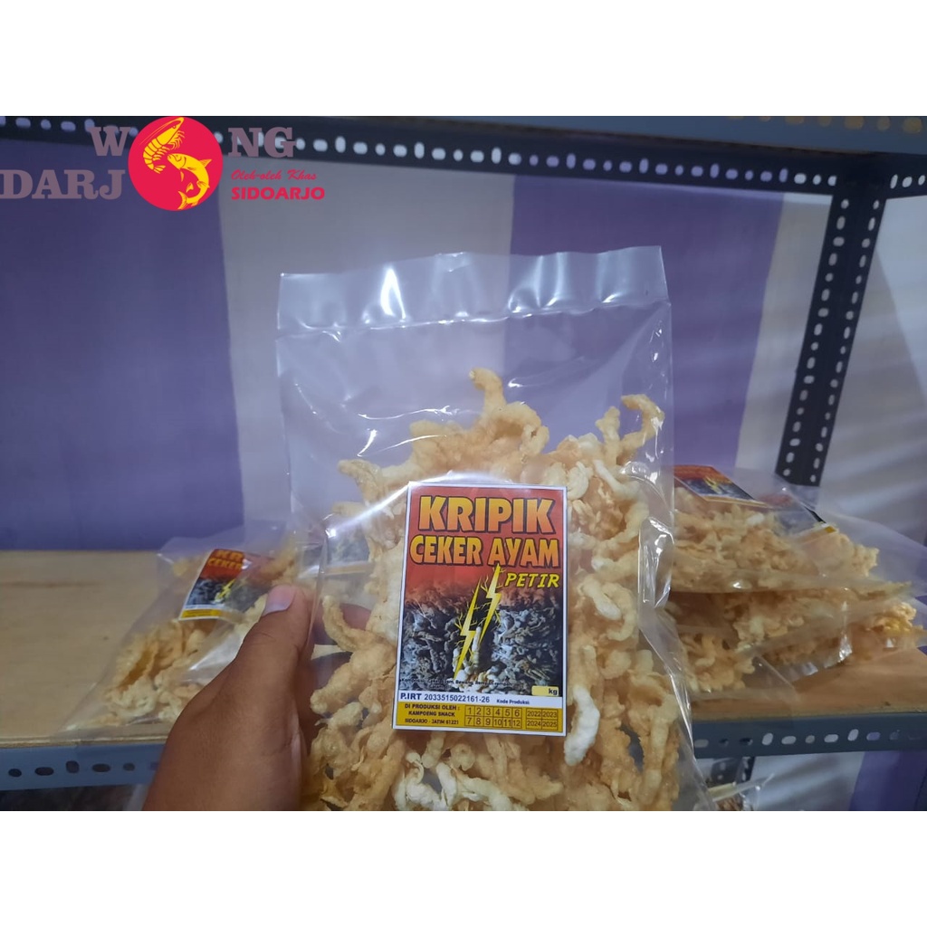 

Keripik Cakar Ayam / Keripik Ceker / Cakar Ayam / Petir / 100gr