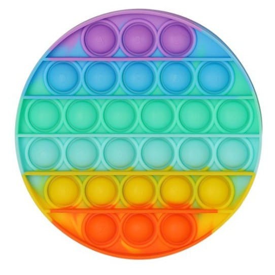 Oppolia Silikon Pop it Murah Rainbow Fidget Push Pop Its Fidget Toy Bubble Kids Push Unicorn Dino-2