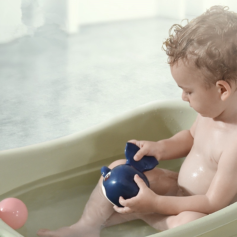 whale bath toy