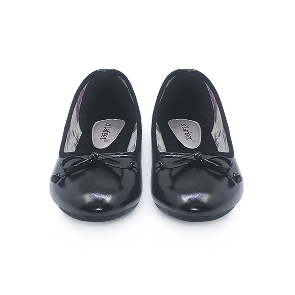 d'Lafeet Sepatu Flat Wanita - Freya Black / Ramayana Jatinegara