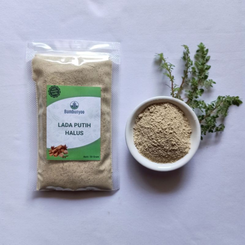 

Merica Bubuk / Lada Putih Halus Kualitas Premium Harum | 50 Gram | Rempah & Bumbu Masak