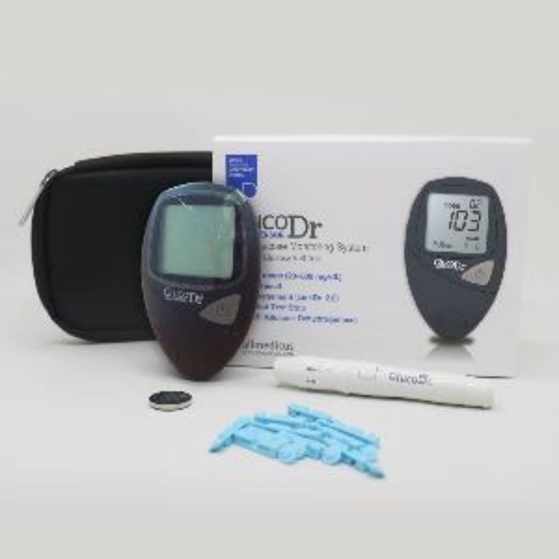 Alat Gluco Dr Super Sensor AGM 2200 Glucometer Tes Cek Kadar Gula Darah