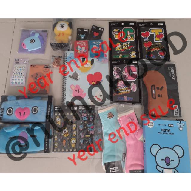 [YEAR END SALE] OFFICIAL BT21 MERCH