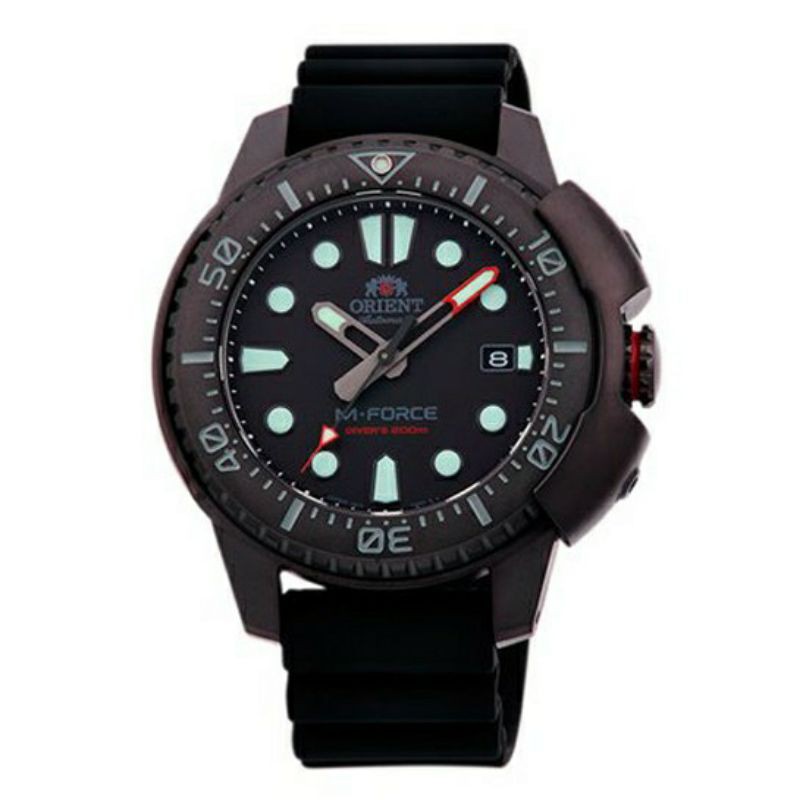 ORIENT M-FORCE RA-AC0L03B00B JAM TANGAN PRIA ORIENT AUTOMATIC BLACK DIAL ORIGINAL