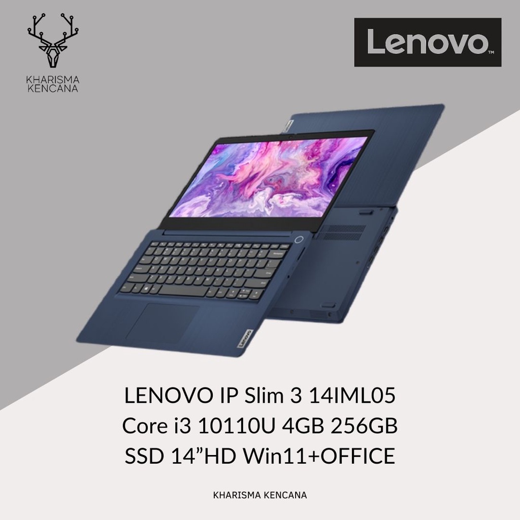 LENOVO IP 3 14IML05 PAID PBID i3-10110U 4GB 256SSD 14.0 HD Win11 OHS