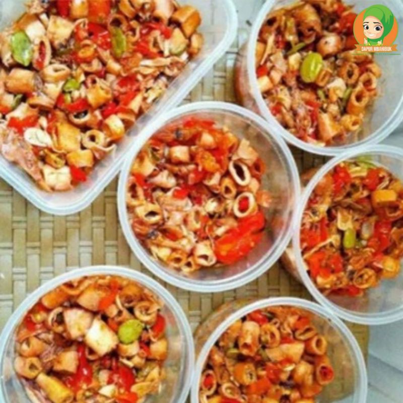 

makanan siap saji cumi mercon
