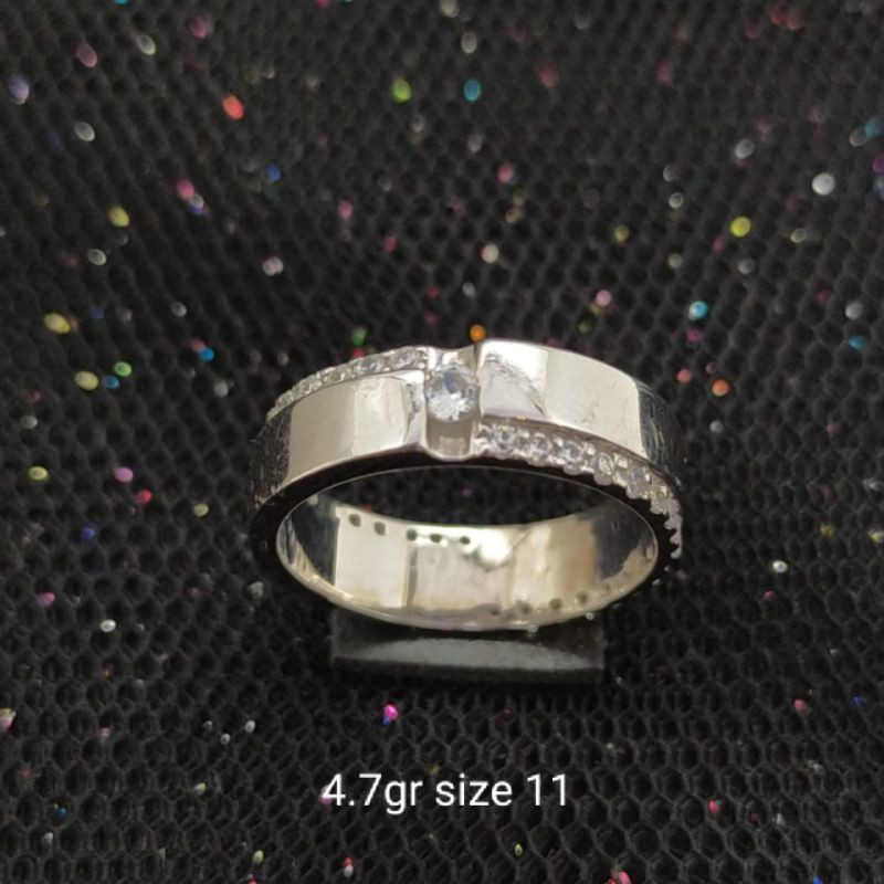 Cincin Emas 17K - Putih 4.7gr Kadar 750 - 1519