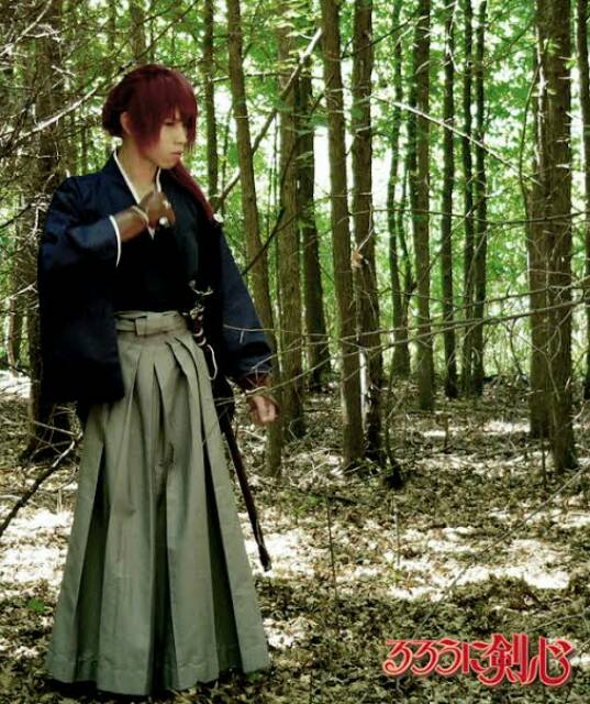 YUKATA HAKAMA KIMONO COSTUME SAMURAI X KENSHIN  BAJU TRADISIONAL JEPANG All size