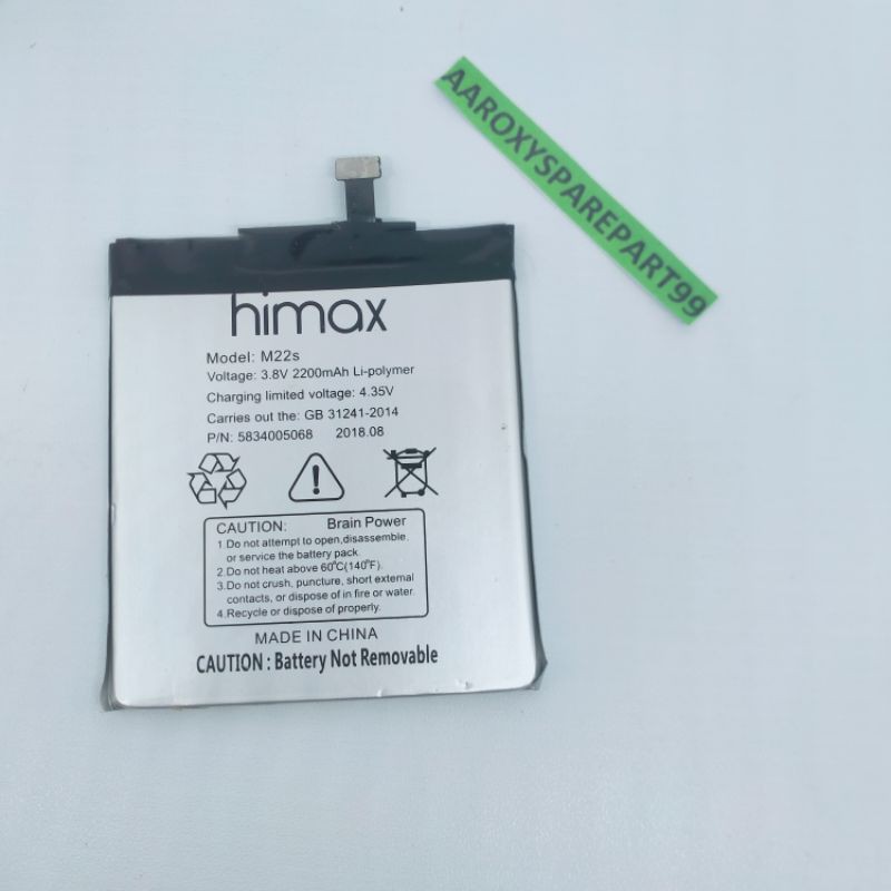 Battery Baterai Batre Himax M22s X1 Original New