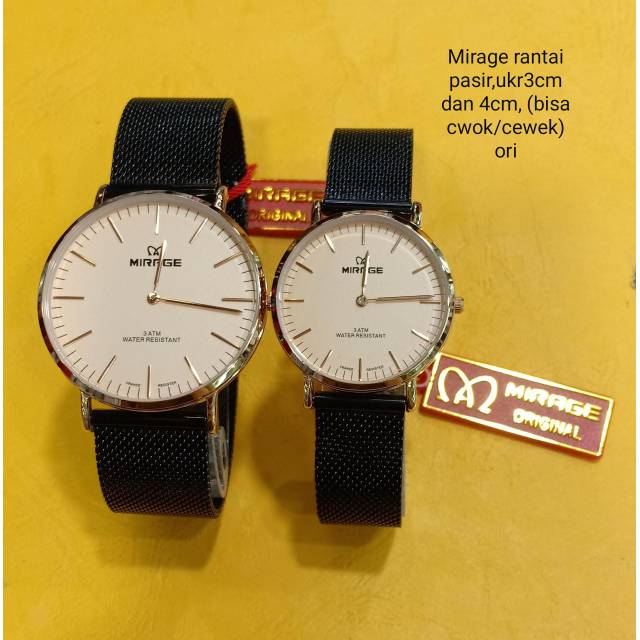 Jam tangan couple MIRAGE m8701
