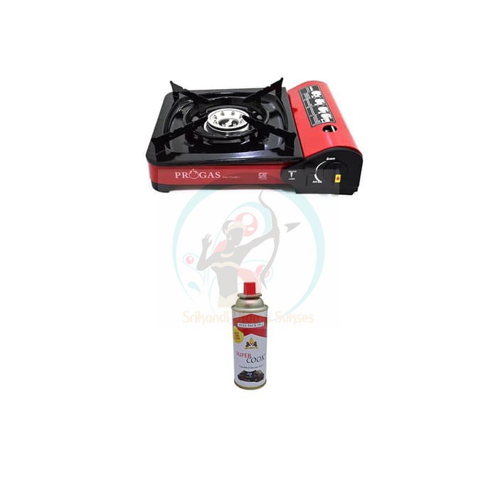 Kompor Portable 2In1 Gas kaleng & LPG Plus Gas Kaleng