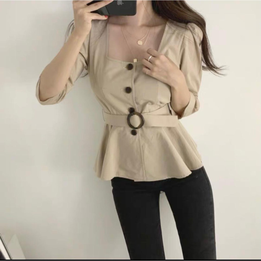 BLOUSE PLUMIES / BLOUSE WANITA / BLOUSE KEKINIAN