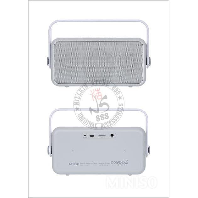 Speaker Bluetooth Miniso Ds-2066 Portable Original Perfect Power Bass