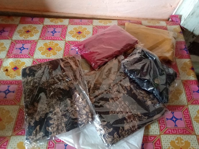 Gamis Batik Manggar Daun Salur Kupu Nadine Gendis Kawung 2608h