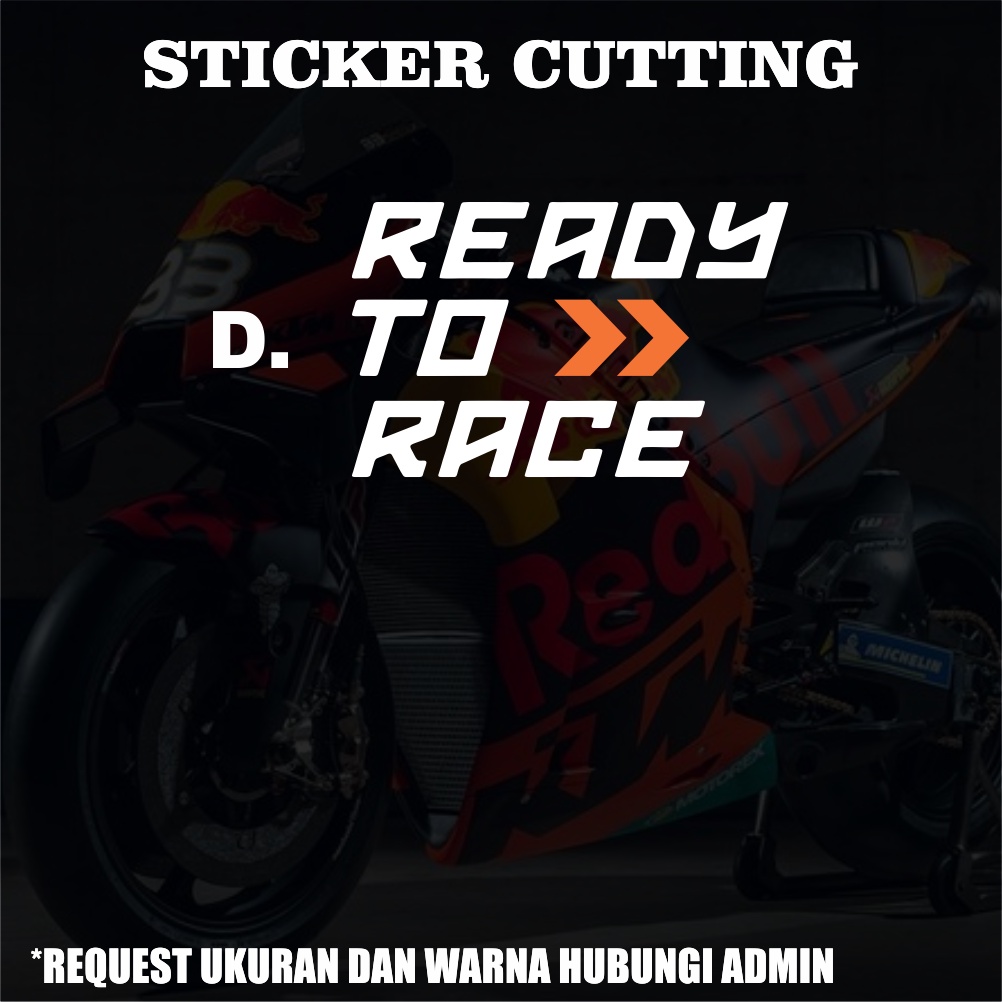 Sticker Cutting KTM Racing