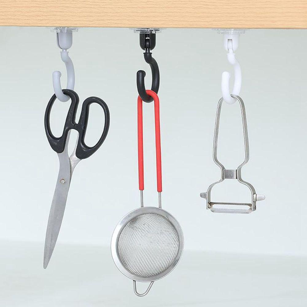 Pengait Perekat QUINTON Oilproof360° Rotating Reusable Ceiling Seamless Heavy Duty Overhead Hooks